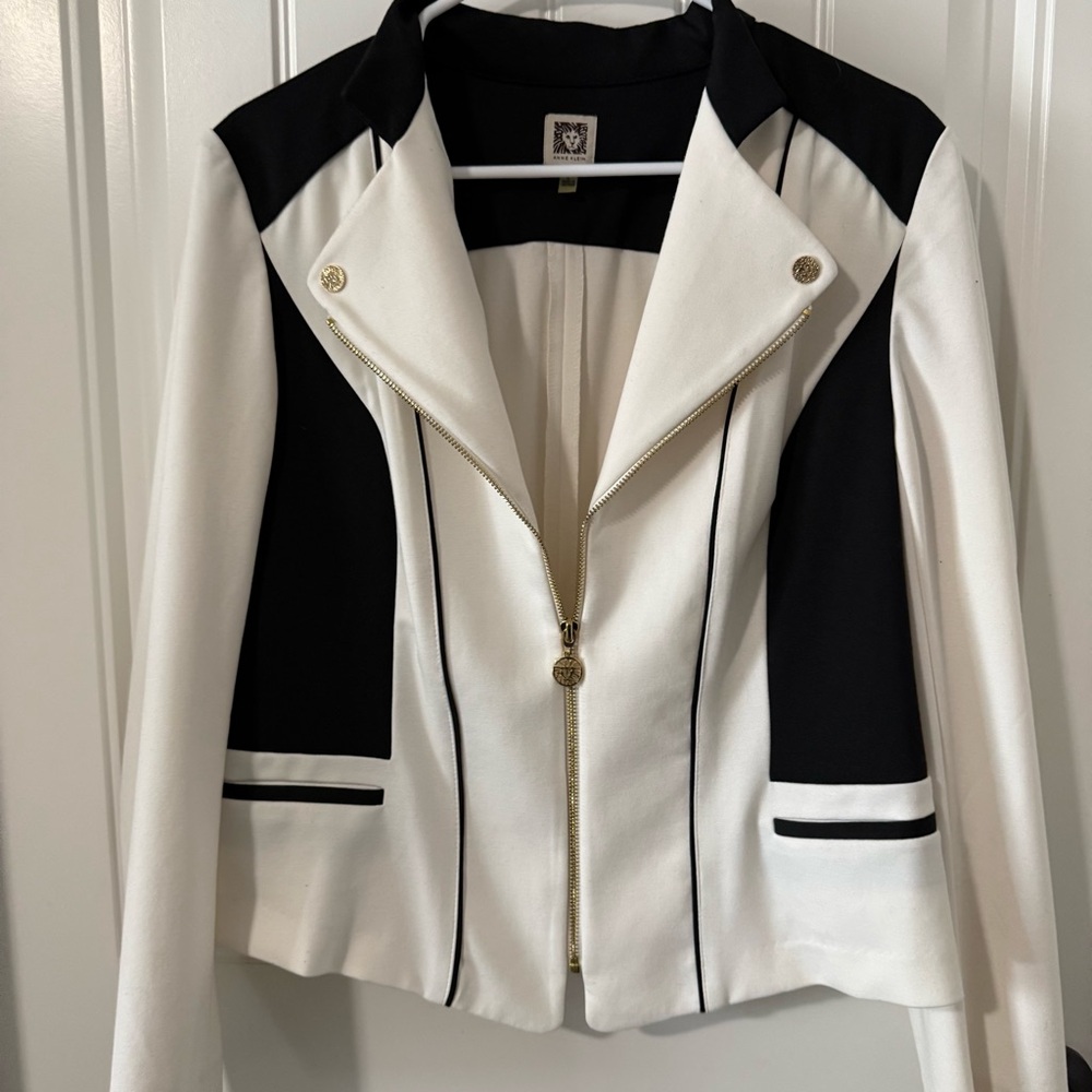 Anne Klein Black and White Blazer - Picture 5 of 9